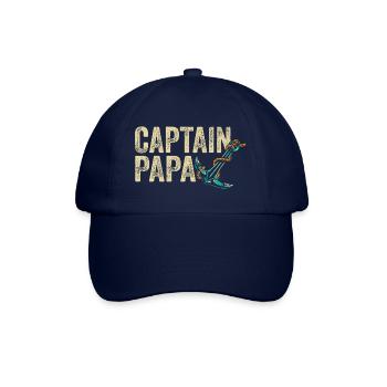 Captain Papa Sailing Life Boating Sailor - Baseball Cap - blue/blue - Front