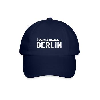 Berlin skyline berlin - Baseballkappe - Blau/Blau - Vorne