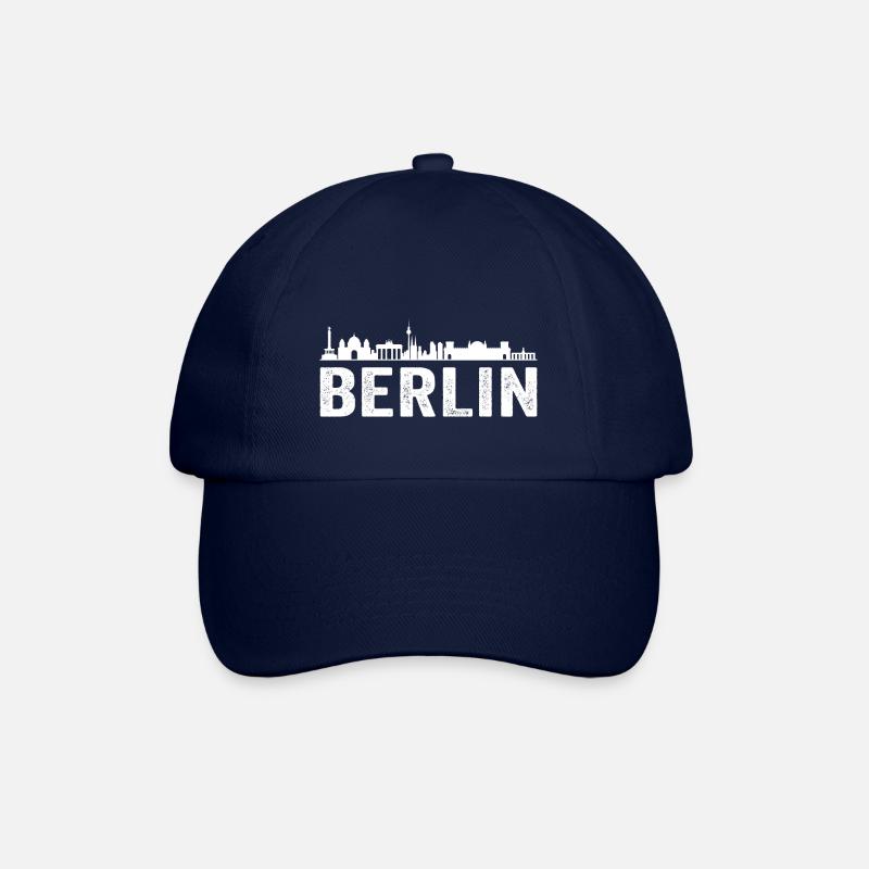 Berlin skyline berlin - Baseballkappe - Blau/Blau