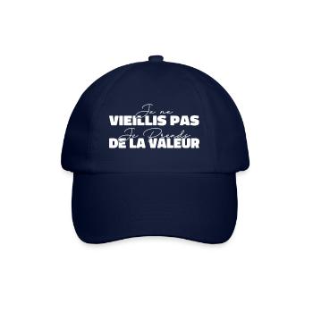 Je Ne Vieillis Pas Je Prends De La Valeur - Casquette classique - bleu/bleu - Devant