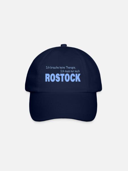 Therapie Rostock - Baseballkappe - Blau/Blau