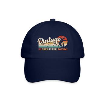 68 Years Retro Vintage Birthday Gift 68 Years - Baseball Cap - blue/blue - Front