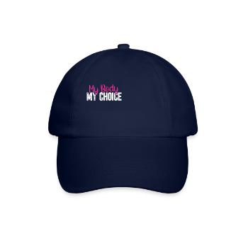 Mon corps, ma décision - Casquette classique - bleu/bleu - Devant