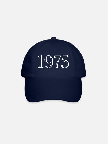 1975 - Geschenk geboren 1975 - Baseballkappe - Blau/Blau