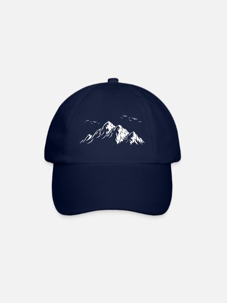 Montagnes et Forêt | Montagne Randonnée - Casquette classique - bleu/bleu