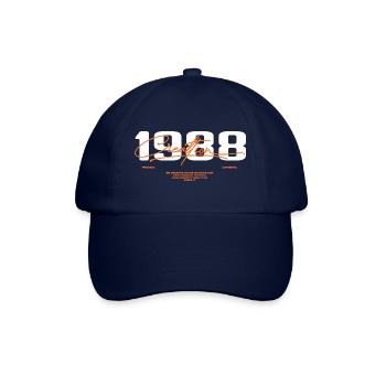 1988 Vintage Rétro 1988 Cadeau D'anniversaire 1988 - Casquette classique - bleu/bleu - Devant