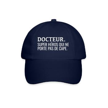 Doktor Definiton Humor - Baseballkappe - Blau/Blau - Vorne