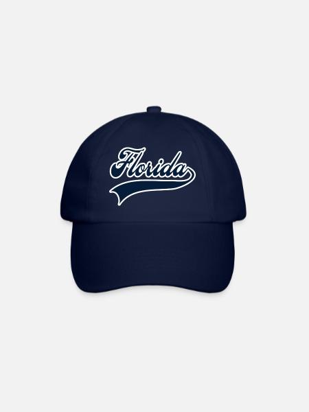 florida weiß navy - Baseballkappe - Blau/Blau