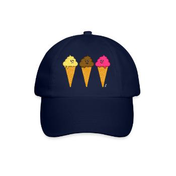 Ice Cream Trio - Casquette classique - bleu/bleu - Devant