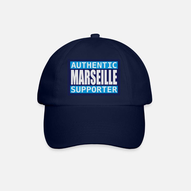 Authentic Marseille Fan - Baseballkappe - Blau/Blau