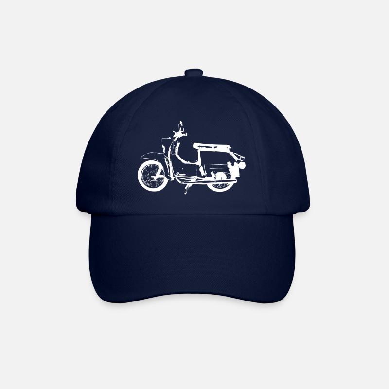 schwalbe weiss - Baseballkappe - Blau/Blau
