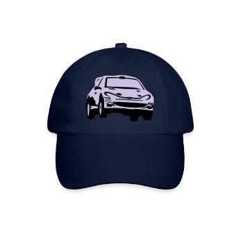 Rally car, race car - Casquette classique - bleu/bleu - Devant