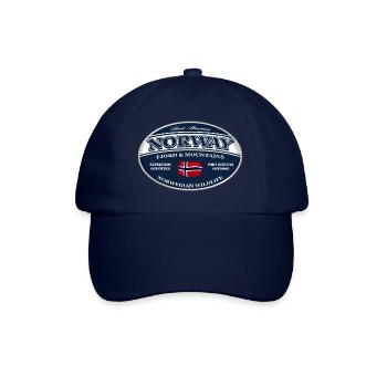 Norway - Norge - Norwegen - Baseballkappe - Blau/Blau - Vorne