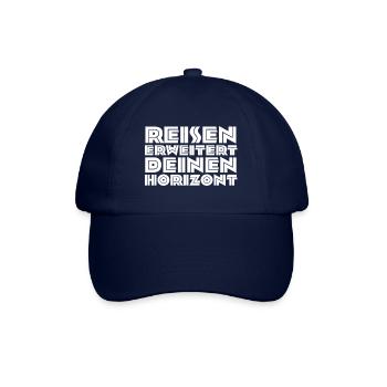 reisen horizont - Baseballkappe - Blau/Blau - Vorne