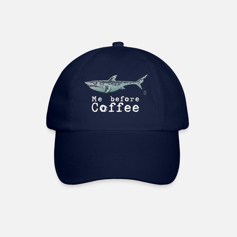 Me before coffee, moi avant mon café. - Casquette classique - bleu/bleu