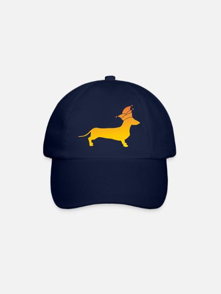 Dackel Alaaf - Baseballkappe - Blau/Blau