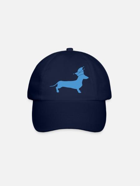 Dackel Alaaf - Baseballkappe - Blau/Blau