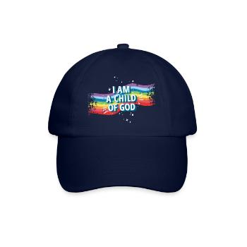 Child of God Regenbogen - Baseballkappe - Blau/Blau - Vorne