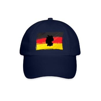 Deutschland - Baseballkappe - Blau/Blau - Vorne