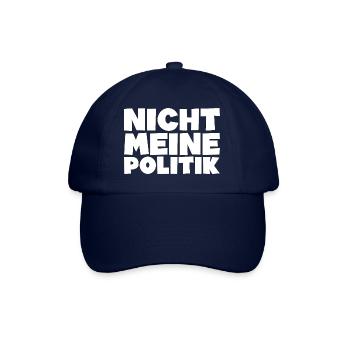 Politik Regierung Spruch Geschenk - Baseballkappe - Blau/Blau - Vorne