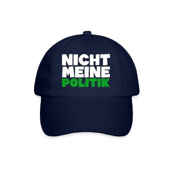 anti grüne Politik Regierung Geschenkidee - Baseballkappe - Blau/Blau - Vorne
