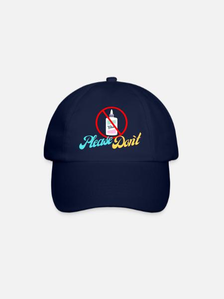 Sekundenkleber please don`t - Baseballkappe - Blau/Blau