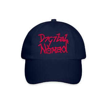 Digital Noobmad Design - Red - Baseball Cap - blue/blue - Front
