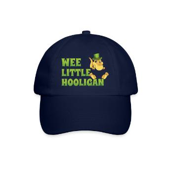 Wee Little Hooligan t-rex Dinosaur St Patrick Day - Baseball Cap - blue/blue - Front