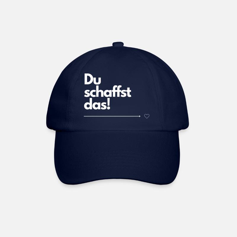 Du schaffst das! - Baseballkappe - Blau/Blau