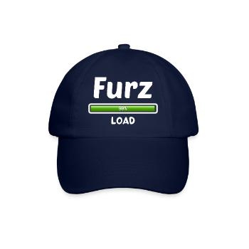 Furz Pupsen Blähungen Ladebalken Furzen - Baseballkappe - Blau/Blau - Vorne
