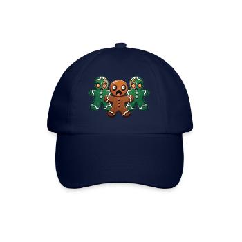 Walking Gingerbread - Baseballkappe - Blau/Blau - Vorne