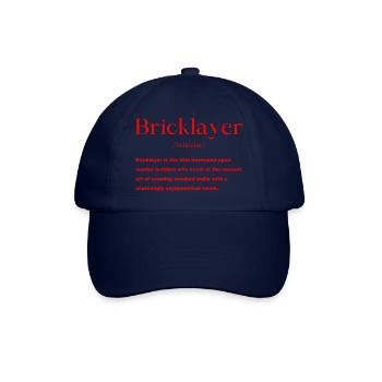 Bricklayer - Baseball Cap - blue/blue - Front