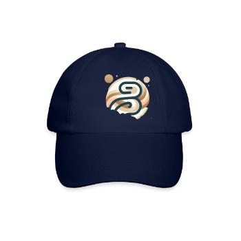 Sandfarben Symbol - Baseballkappe - Blau/Blau - Vorne