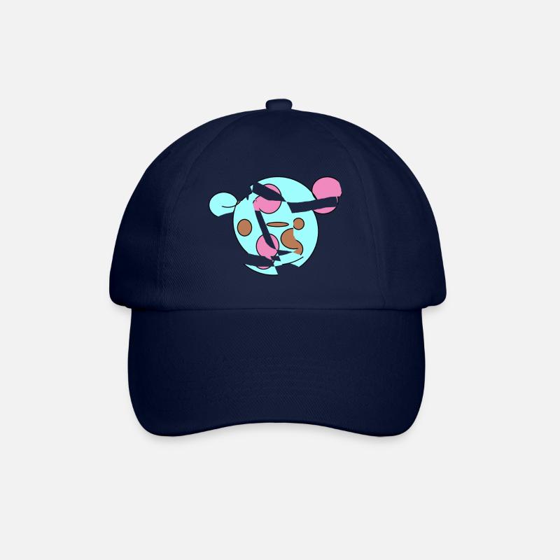 Welt Bär Kurios - Baseballkappe - Blau/Blau