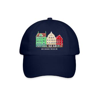 Memmingen, Bavière, Allemagne du Sud, dessin à la main - Casquette classique - bleu/bleu - Devant