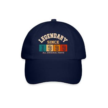 Legendary since 1939 Vintage Retro Anniversary - Baseball Cap - blue/blue - Front