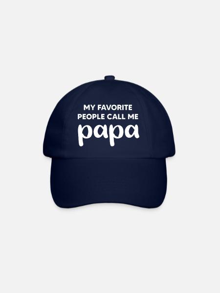Meine Lieblingsleute nennen mich Papa - Baseballkappe - Blau/Blau
