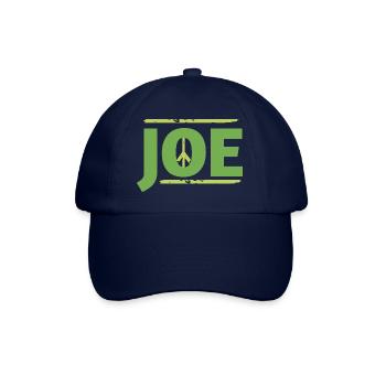 Joe in peace sign graphic - Baseball Cap - blue/blue - Front