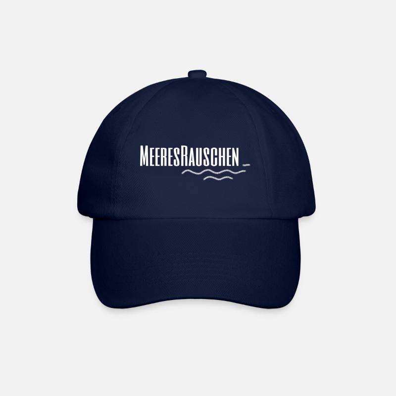 Meeresrauschen - white - Baseballkappe - Blau/Blau