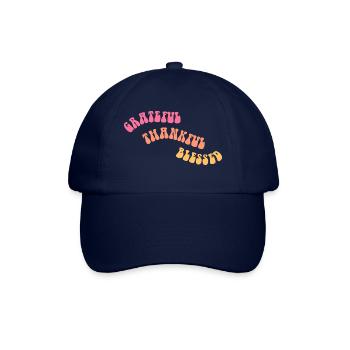 Reconnaissant Reconnaissant - Gratitude - Cadeau - Casquette classique - bleu/bleu - Devant