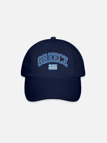 Greece - Baseballkappe - Blau/Blau