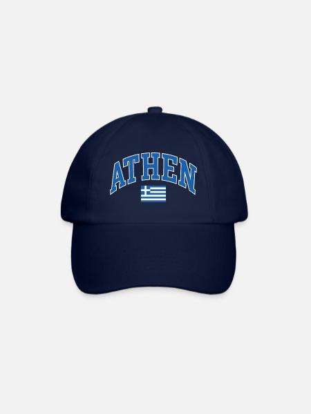Athen - Baseballkappe - Blau/Blau