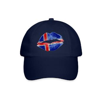 Kiss (Islande / Islande) - Casquette classique - bleu/bleu - Devant