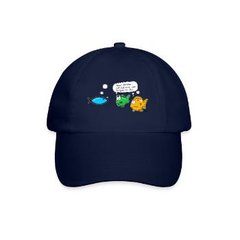 Jesusfisch - Der Neue... - Baseballkappe - Blau/Blau - Vorne