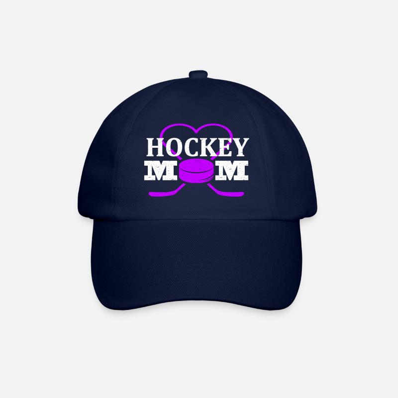 Hockey mom - Baseballkappe - Blau/Blau