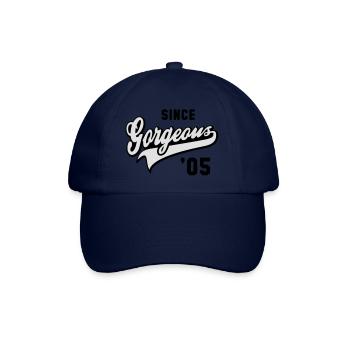 Gorgeous SINCE 2005 - Birthday Anniversary - Baseballkappe - Blau/Blau - Vorne