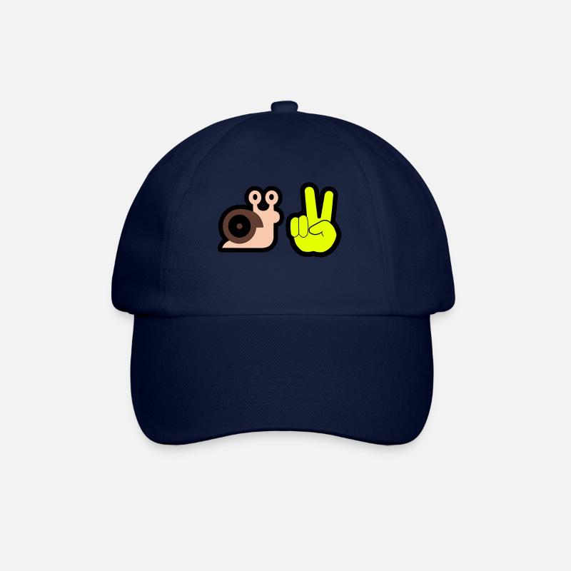 schneckengruss - Baseballkappe - Blau/Blau