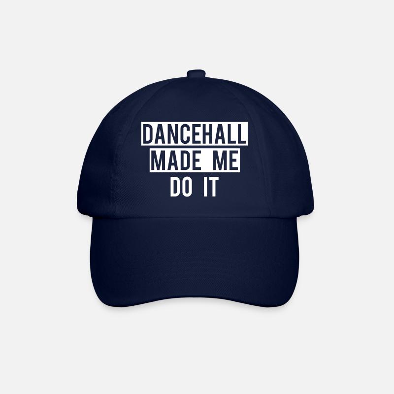 DANCEHALL MADE ME DO IT - Baseballkappe - Blau/Blau