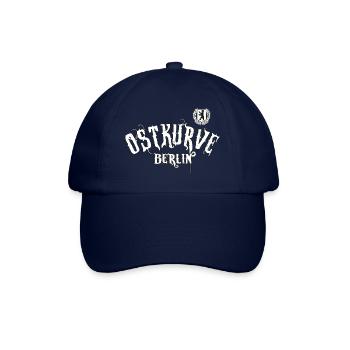 Berlin Motiv Ostkurve gebogen - Baseballkappe - Blau/Blau - Vorne
