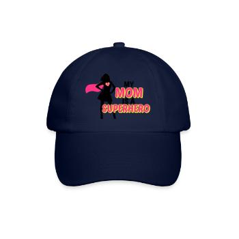 My mom is a Superhero - Casquette classique - bleu/bleu - Devant